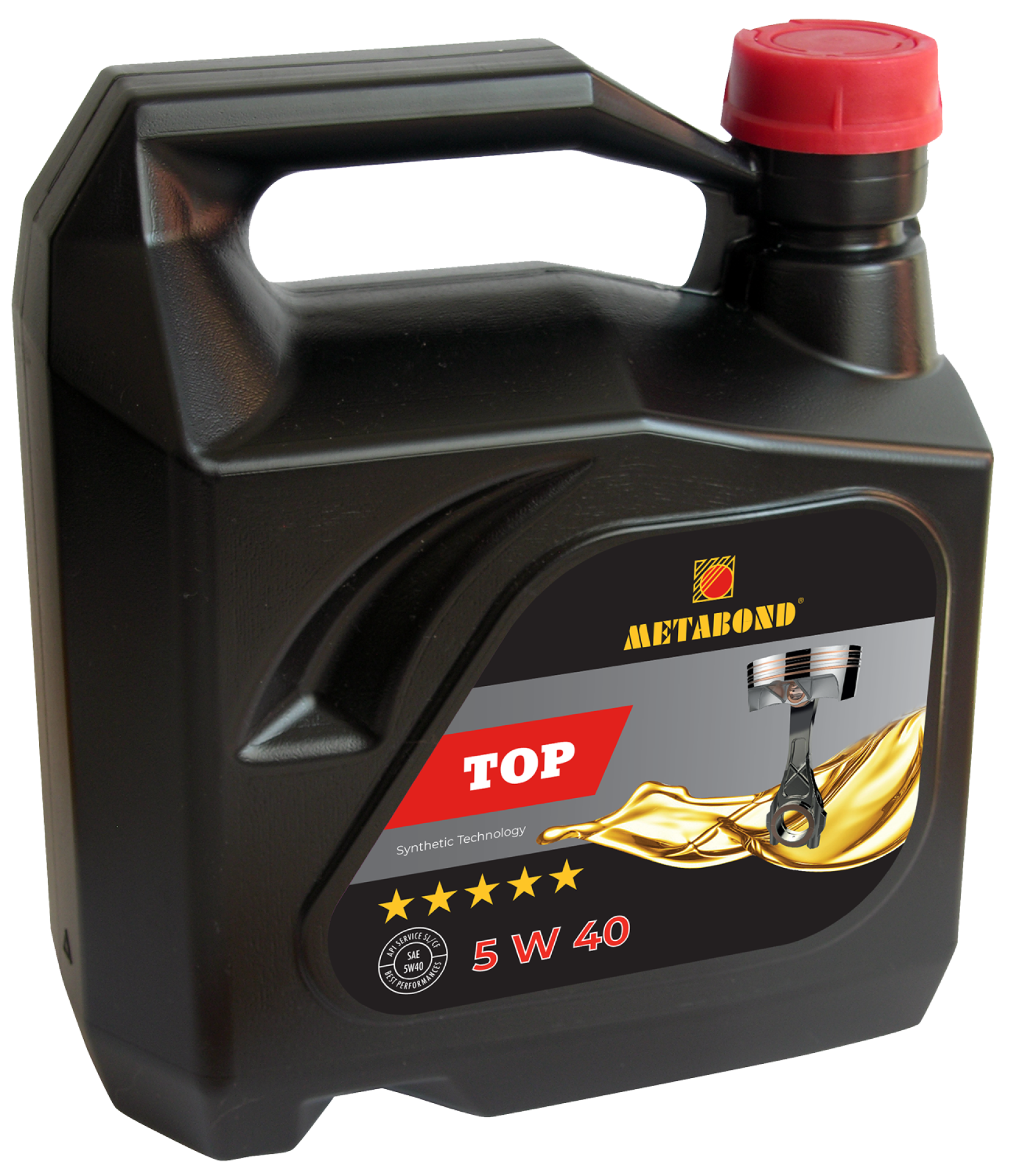 Metabond TOP 5W40 motorový olej 5l